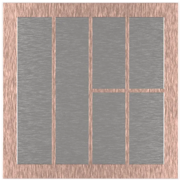 Lithium metal deposited onto copper foil in separate strips